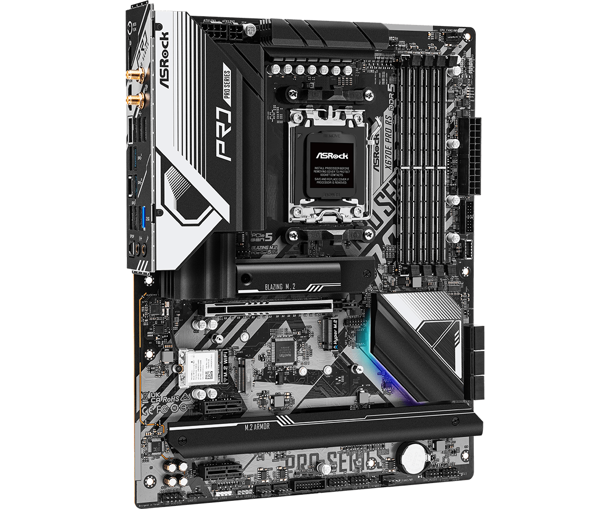 Motherboard ASROCK X670E Pro R - X870E Atx Motherboard ulasan dan harga