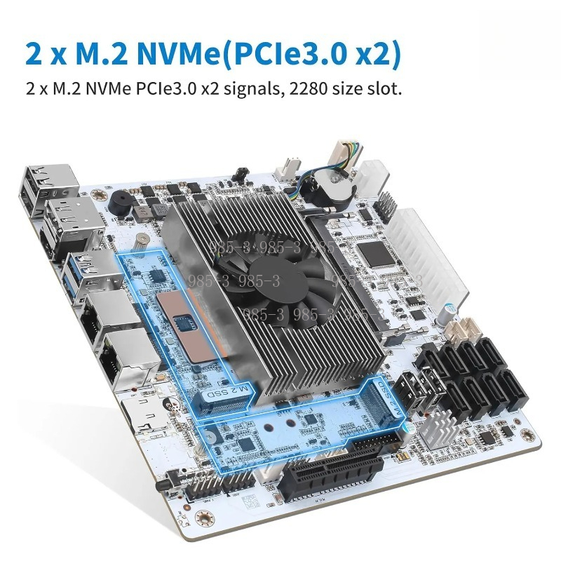 Motherboard Mini‑ITX M11 NAS P - Mini Itx Dual 2.5G Nas Motherboard ulasan dan harga